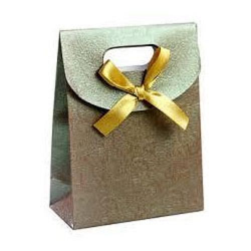 Disposable Fancy Design Brown Color Paper Bag For Shopping Use With Handle And Recyclable