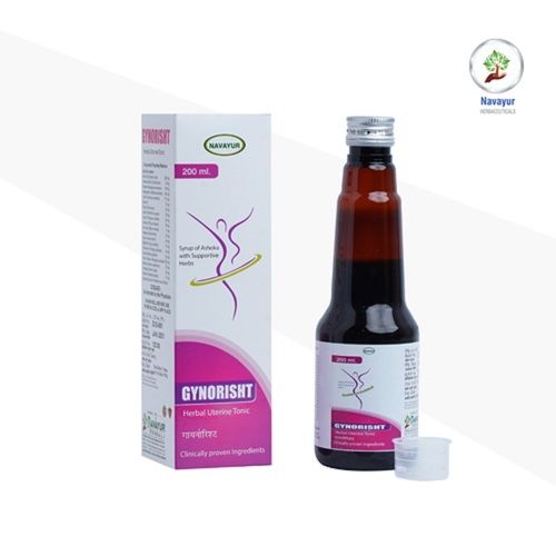 Gynorisht Ayurvedic Syrup For Leucorrhoea, Oilgomenorrhoea, Irregular Amenorrhea