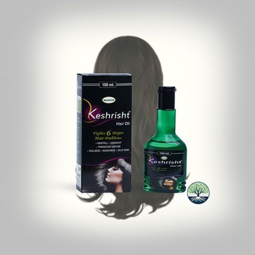 Keshrisht Ayurvedic Hair Oil With Neem, Tulsi, Amla, Bhringraj And Til Extract