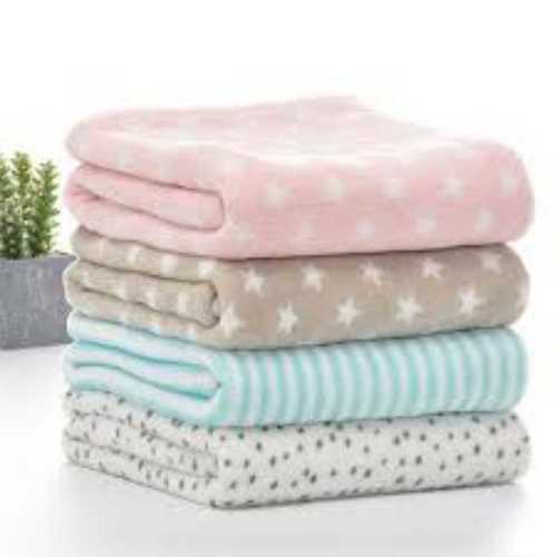 100% Cotton Machine Made Single Bed Baby Blanket(Warm And Soft Fabric)