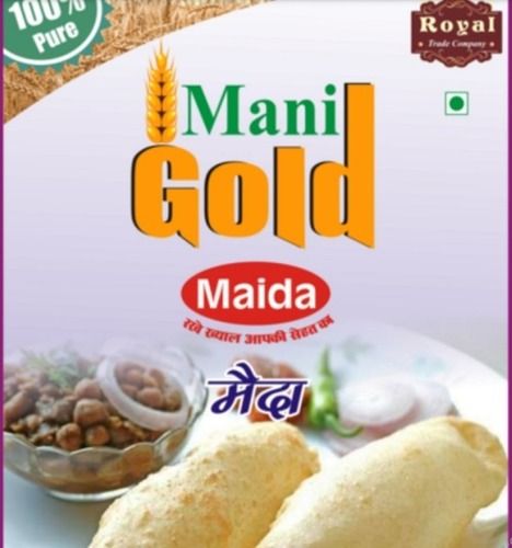 Mani Gold Light Yellow 100 Percent Fresh And Pure Wheat Maida, 1kg 