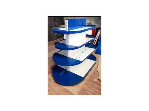 Supermarket Display Rack (Blue and White)