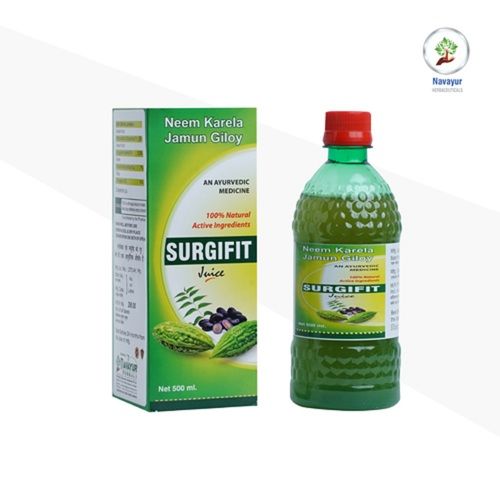 Surgifit Health Supplement Juice With Neem, Karela, Jamun And Giloy, 500 ML