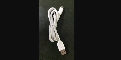 White 2.1Amp Usb Data Cable Long For Normal Android And Pc Connector  Body Material: Rubber