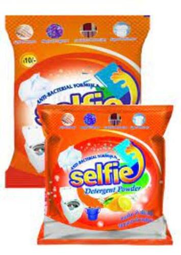 White Color Long Lasting Selfie Detergent Powder 1 Kg With Freshness Fragrance