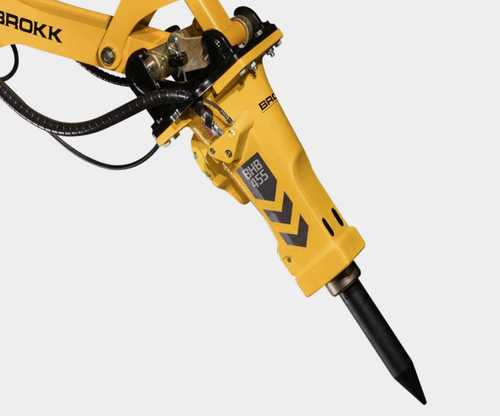 Yellow Color Coated Single Phase Electric Road Hammer Drill Machine Application: Industrial