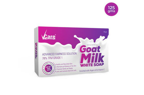 Advanced Fairness Solution 78% TFM Goat Milk White Bath Soap With Argan Oil And Vitamin C
