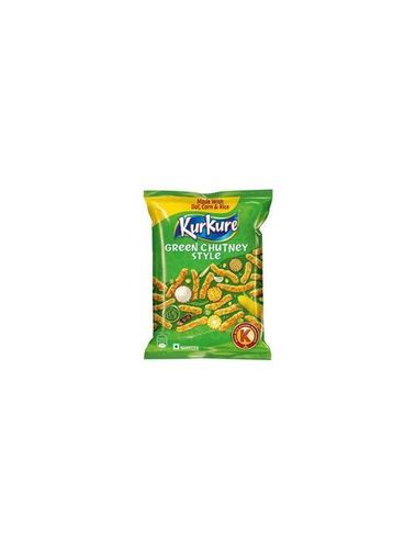 Preservatives-Free Green Chutney Style Salty And Spicy Kurkure Namkeen For Kids, 45 Gms 