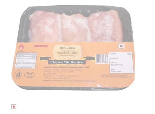 Healthy And Nutritious High In Protein Punjab Maratha Frozen Mix Boneless Chicken (450 Gm) Shelf Life: 1 Week