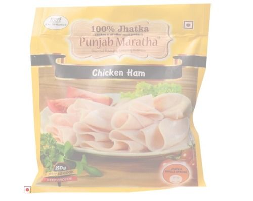 Healthy And Nutritious Rich Taste Punjab Maratha Frozen Chicken Ham (250 Gm) Shelf Life: 1 Week