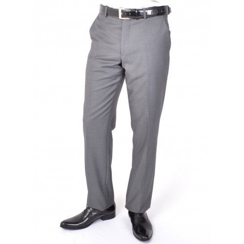 Solid Color Cotton Pant in Dark Grey : BMX63