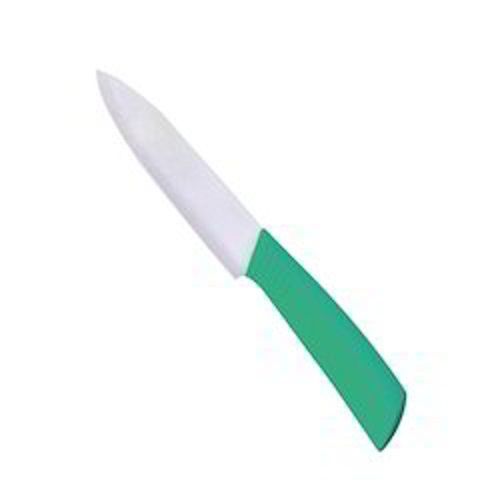 Steel Body And Plastic Green Color Handle Sharp Cutting Knife