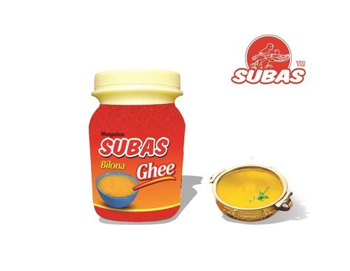 Subas Bilona Pure And Natural Fresh Cow Ghee, Pack Size 500 g In Pet Jar