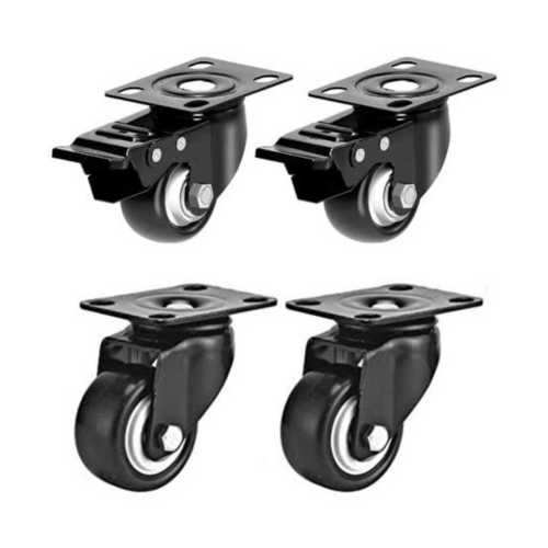 200kg Capacity 2.5 Inch Brake Swivel Heavy Duty Caster Wheels