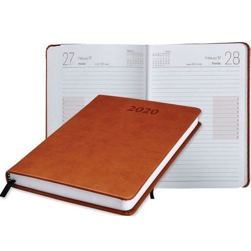 Brown Cover Paper Diaries For Office And School Work