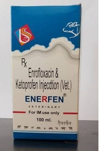 Enrofloxacin And Ketoprofen Injection (100 Ml Bottle) Ingredients: Animal Extract