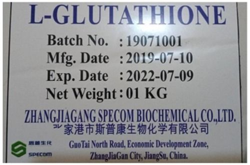 L Glutathione For Antioxidant In Plants Animals Fungi (Ranging From 0.5 To 10 Mm)