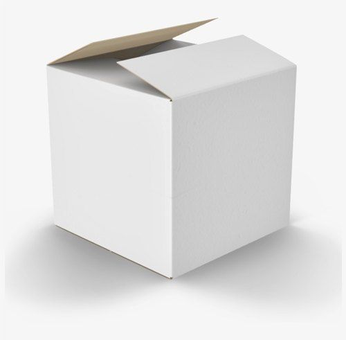 Paper Lightweight Durable Perfect Shape Super Quality White Rectangular Packaging Boxes