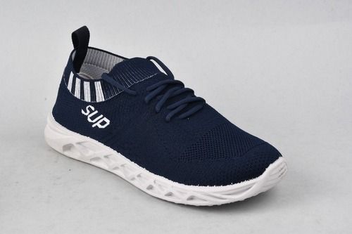 Skin Friendliness Elegant Look Blue And White Comfortable Mens Casual Shoes