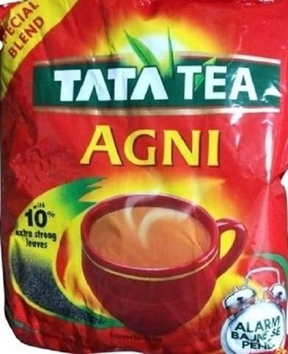 Brown 100% Pure And Healthy Organic Extra Strong Fresh Agni Tata Tea With No Sugar