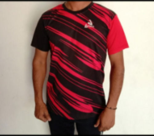 100% Pure Cotton Black And Pink Color Printed Half Sleeves Mens T Shirt Age Group: 24 To 34