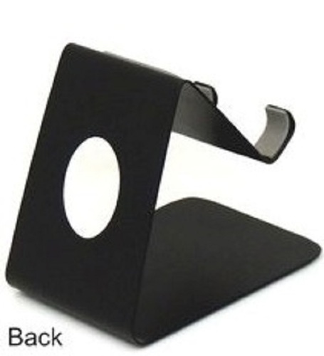 Adjustable And Fold Able Type Black Color Plain Mobile Phone Stand