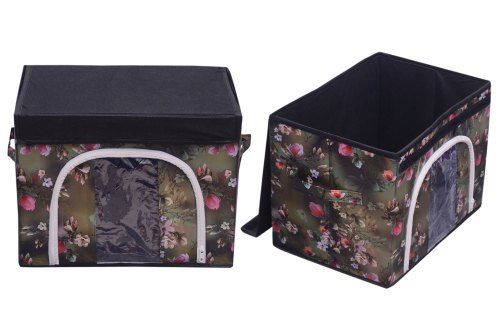 Best Price Customized Printed Foldable Cardboard Storage Box, 18"x16"x18"