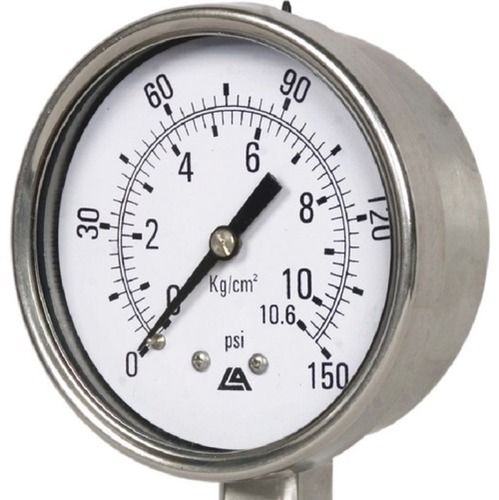 Brass High Strength Round Shape Premium Design Pressure Gauge 