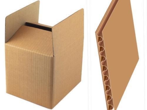 Customized 3 Ply Brown Plain Corrugated Carton Box for Industrial Packaging