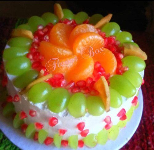 Delicious Round Shape Mix Fruit Cake For Birthday And Anniversary Parties Fat Contains (%): 30-40 Percentage ( % )