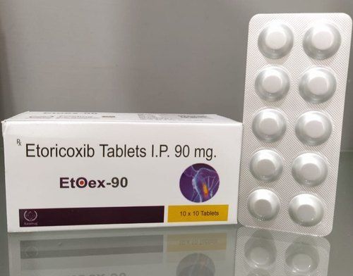 Etoricoxib Tablets Ip 90mg, 10x10 Tablets Pack