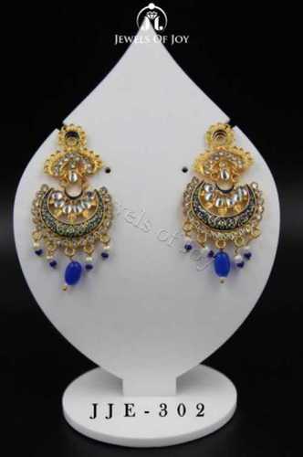 Golden Plated Ladies Wear Imitation Earring Set For Wedding Usage Gender: Women