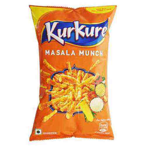 Kurkure Masala Munch Flavor With A Great Combination Of Spice And Crunch, Orange Color Pack