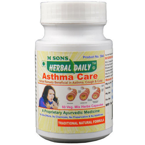 Natural Herbal Daily Anti Asthma Capsules
