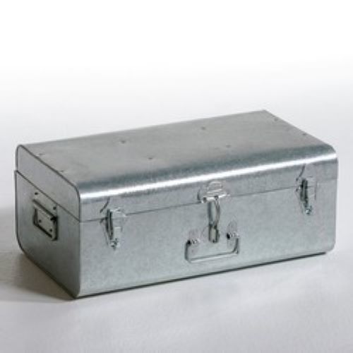 Durable Rectangular Shape Metal Storage Trunk