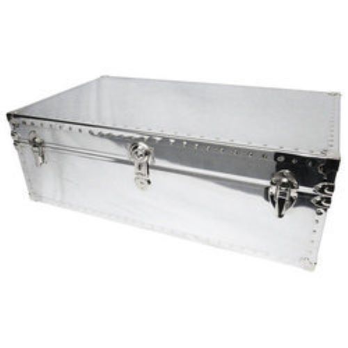 Rectangular Shape Metal Storage Trunk