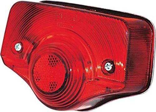 Red Scratch Proof 30 Gram Faux Leather Tail Light For Royal Enfield Bullet Bike