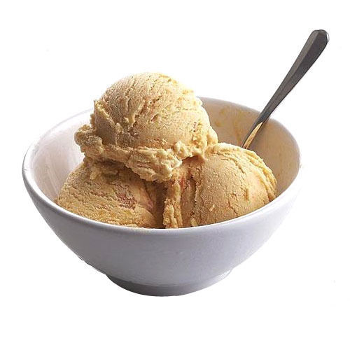 Butterscotch Ice Cream Sweet And Tasty, Smooth Delightful Creamy Dessert