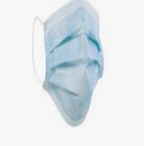 3 Ply Disposable Non Woven Face Masks With Elastic Earloops, 50 Pcs Pack