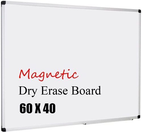 Metal 60X40 Inches Magnetic Dry Erase White Board