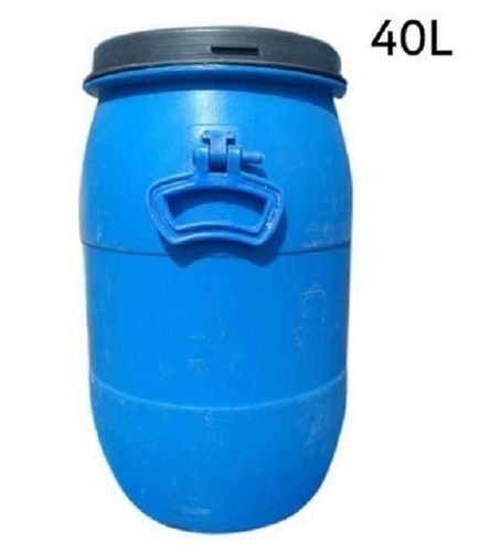 Blue Plain HDPE Drums For Chemicals, Domestic, Industrial, 40 Liter