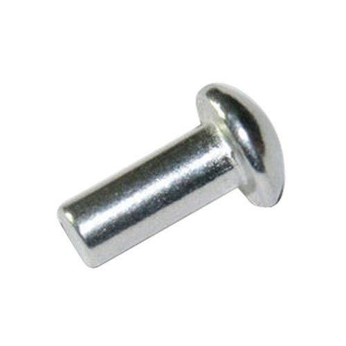 Carbon Steel Semi Tubular Rivets, Silver In Color, 10- 80 Mm Length, Round In Head Shape Grade: Industrial Grade