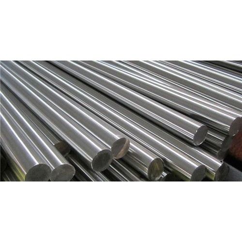 Corrosion Resistant Stainless Steel Round Bar, Round In Shape, Silver In Color