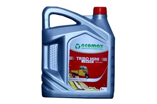 Ecomax Auto Tribo Mini 3 Wheeler Engine Oil, Packaging Size 3 Ltr Ash %: 2