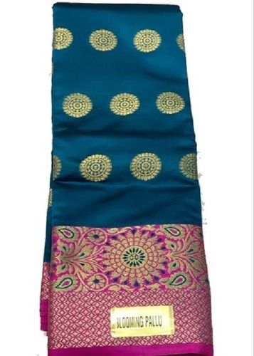 Comes In Various Colors Embroidered Jacquard Silk Saree For For Any Wearing Occasions