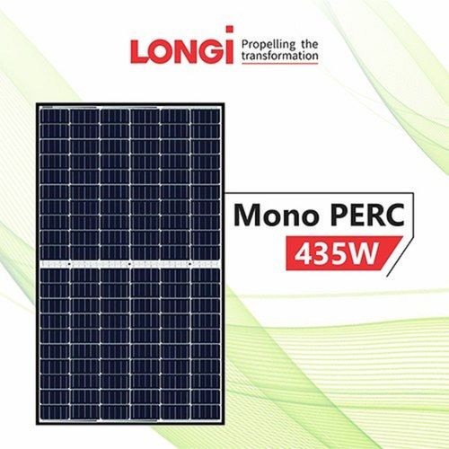 Blue Longi 435W 24V 20% Module Efficiency Mono Perc Solar Panel With Anodized Aluminum Frame