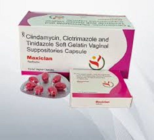 Maxician Clindamycin Clotrimazole And Tinidazole Soft Gelatin Vaginal Suppositories Capsule General Medicines