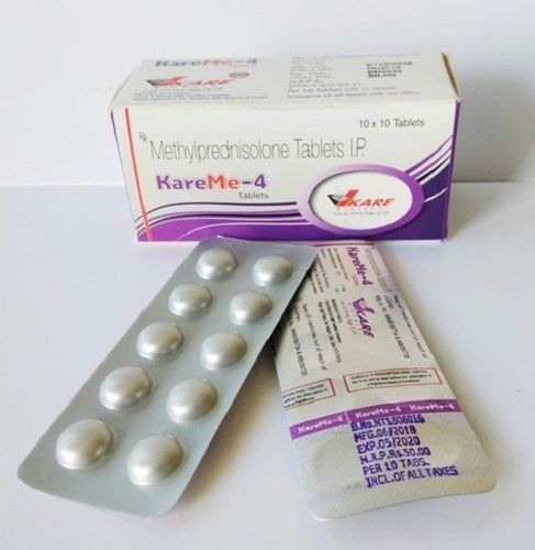 Methylprednisolone Tablets Ip 4 Mg Cool And Dry Place