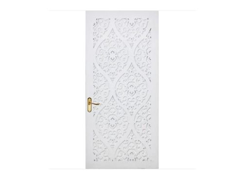 स्टाइलिश आंतरिक नक्काशीदार के साथ आधुनिक डिजाइन सफेद रंग का प्लाईवुड लकड़ी का दरवाजा 
