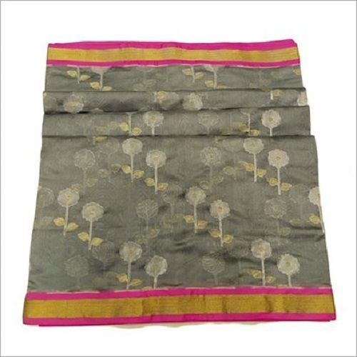 Printed Multi Color Ladies Banarasi Handloom Silk Saree For Party Wear